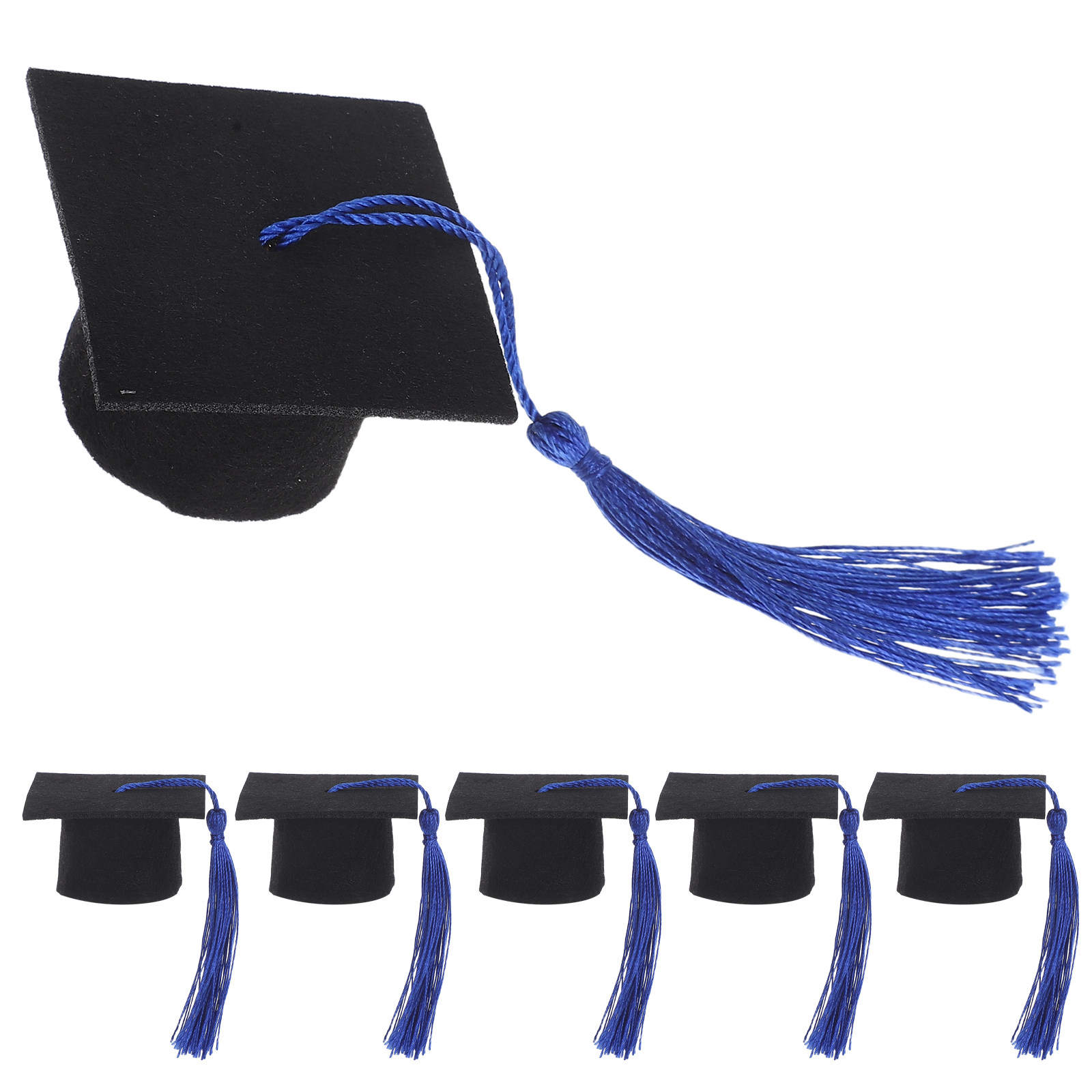 6Pcs Mini Doctoral Hat Wine Bo - огляд і ціна Wine Beer Hat