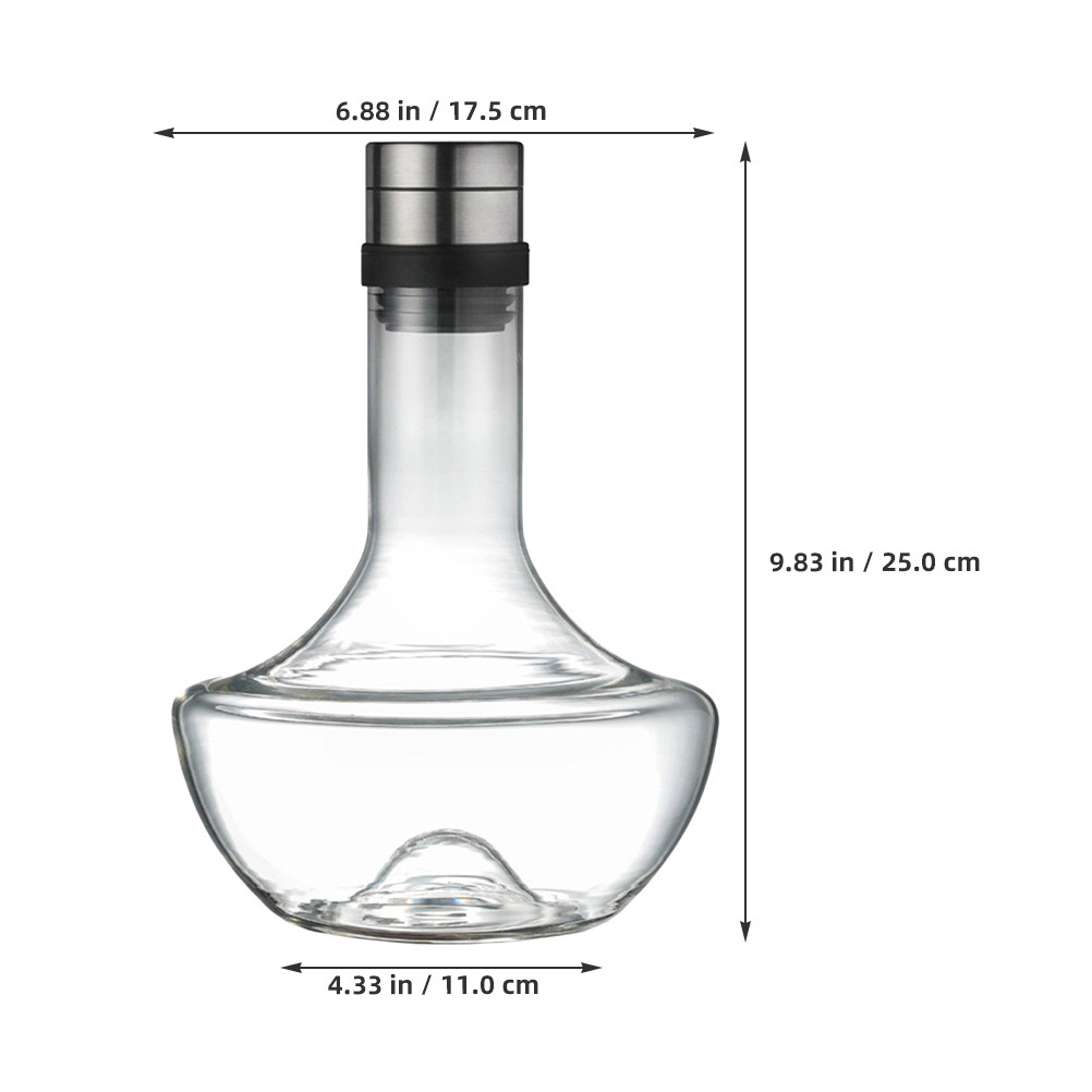 1Pcs Glass Wine Decanter 1000M - огляд і ціна Wine Aerator Pour