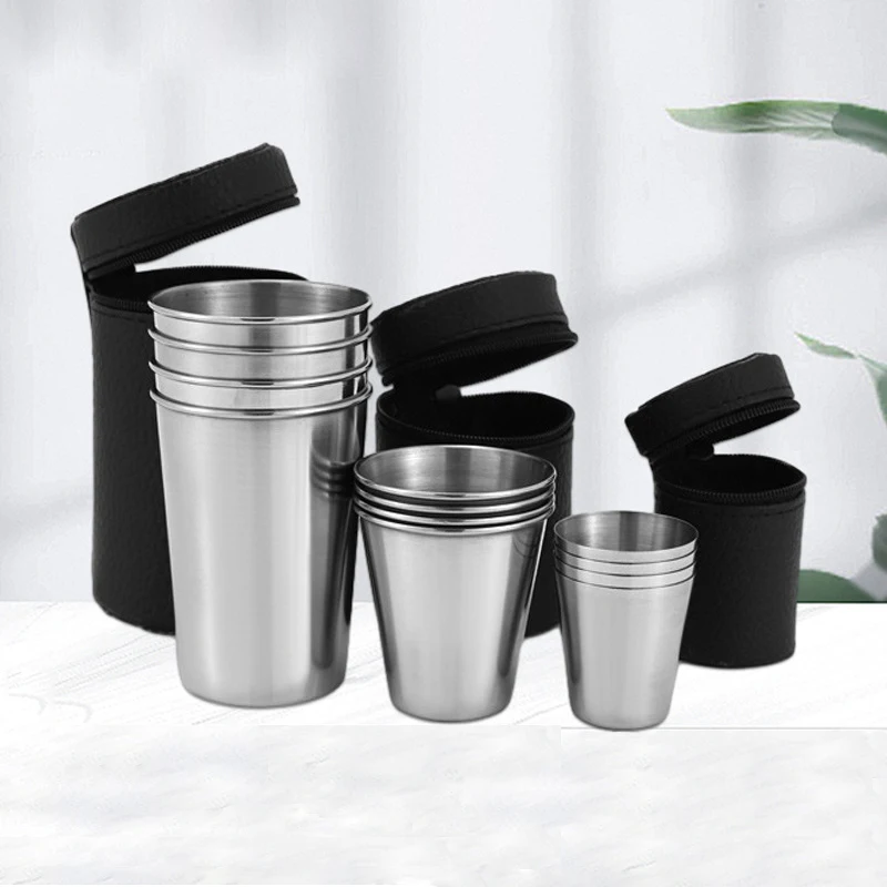 4Pcs Outdoor Practical Travel  - огляд і ціна Whisky Beer And Wine