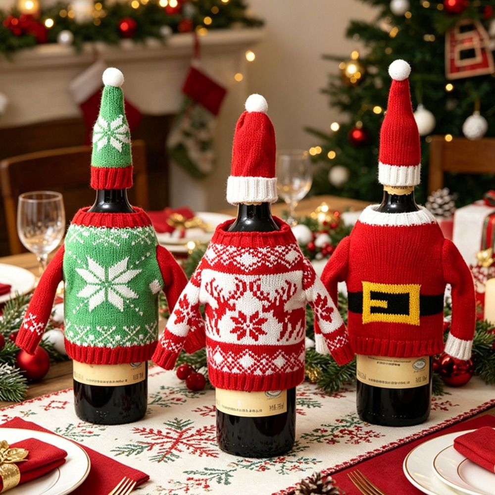 Elk Wine Bottle Cover Snowflak - огляд і ціна Wine Beer Hat