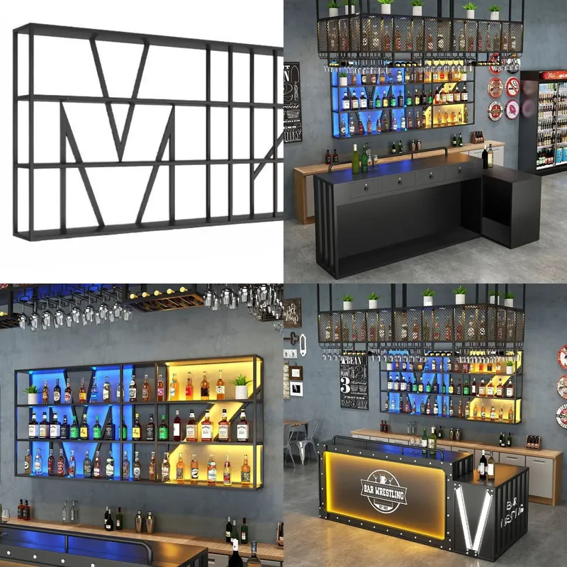 Wall Mounted Wrought Iron Wine - огляд і ціна Wine & Beer Guayaquil